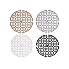 Kinvara Esterilla para Fregadero Redonda 29 cm - Plástico, Colores Surtidos (Blanco, Gris, Negro, Beige) (24 Unidades) Kinvara Esterilla para Fregadero Redonda 29 cm - Plástico, Colores Surtidos (Blanco, Gris, Negro, Beige) (24 Unidades)