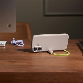 Apple Beats MGTL4LL/A Funda Kickstand para iPhone 17 con MagSafe y Protección, Color Cal (Lime Stone)
