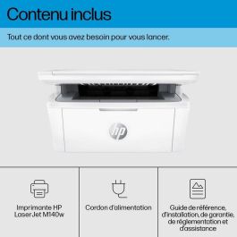 HP LaserJet MFP M140w Impresora Multifunción Inalámbrica, Laser, Wi-Fi, Compacta, para Oficina y Hogar