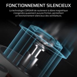 Corsair RS120 Ventilador PWM de 120 mm para PC - Enfriamiento Silencioso y Eficiente, Máximo Flujo de Aire, Negro, Conector 4 pines