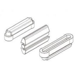 DUVER Conector Ovvo Fijo 1240 para Tableros 19mm (12x51mm) - 2 Kits Ocultos, Montaje Rápido Sin Herramientas