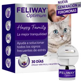Feliway Optimum Difusor Recambio 48ml para Gatos, Feromonas Felinas, 70 m2, 30 Días Precio: 36.58999949. SKU: S6101815
