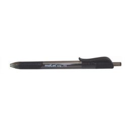 Boligrafo Molin Retractil Negro 12 unidades Precio: 4.49999968. SKU: B1H96EMZKQ