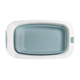 BEABA, Bañera plegable - 920403 - Bañera Eazy Pop Camélé'O - Azul báltico