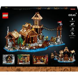 LEGO Ideas 21343 Poblado Vikingo, Juego de Construcción para Adultos con 2103 Piezas, Maqueta para Construir, Modelo para Decoración