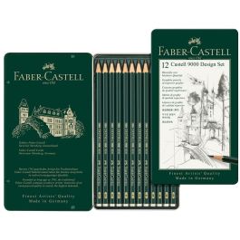 FABER-CASTELL Lápices Castell 9000, Set de diseño de 12 unidades Precio: 37.99186314. SKU: B17THC77J7