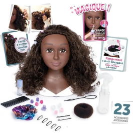 Smoby Cabezal de Peinado Afro 3032160111484 Fácil de Peinar con 23 Accesorios Realistas y Labios Sensibles al Calor Precio: 59.50000034. SKU: B1GBWZ3K2Q