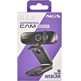 NGS XPRESSCAM2000 Webcam 2K (2560x1440) 5MPx con Micrófono Incorporado, Plug & Play para PC NGS XPRESSCAM2000 Webcam 2K (2560x1440) 5MPx con Micrófono Incorporado, Plug & Play para PC
