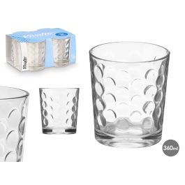 Set 4 Vasos Vidrio Puntos 360 ml Vivalto - 21x10.5x16.5 cm, Transparente (6 Unidades) Precio: 17.89000004. SKU: B1JW2NL3BX