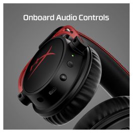 HP Cloud Alpha Wireless Gaming Headset Auriculares Inalámbricos Gaming Sonido Virtual 7.1 Surround DTS Headphone:X Over-Ear Negro Rojo