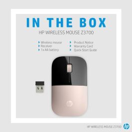 HP Ratón Inalámbrico Azul Z3700