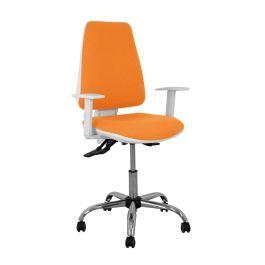 PIQUERAS Y CRESPO Silla Elche blanca asincro bali naranja brazos regulables ruedas de parque Precio: 201.50000046. SKU: S5704199