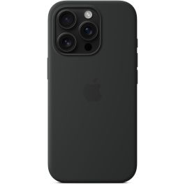 Apple iPhone 16 Pro Funda de silicona con MagSafe Negro