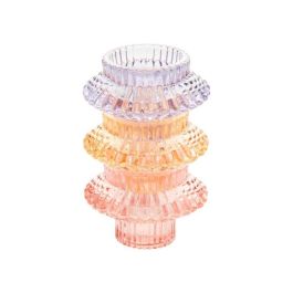 DKD Home Decor Portavelas Multicolor Cristal 8 x 12.5 x 8 cm (4 Unidades) Precio: 25.69000005. SKU: B1B3ESR57V