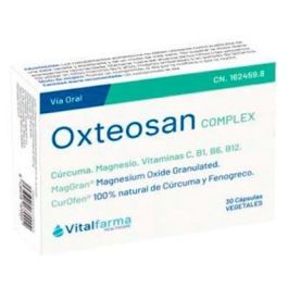 VITALFARMA Oxteosan Complex 30 Cápsulas con CurQfen y Vitamina C para Huesos y Cartílagos Precio: 18.8899997. SKU: B13LAWWRNV