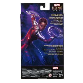 Hasbro Marvel Legends Series Figura de Nakia, Personaje de Pantera Negra, Mide 15 cm, Incluye 2 Armas