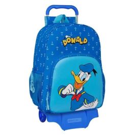 Mochila Escolar con Ruedas Donald Azul 33 x 42 x 14 cm Precio: 31.50000018. SKU: B1HB6TFCHL