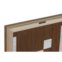 DKD Home Decor Cuadro 3 x 50 x 50 cm Beige Blanco (2 Unidades)