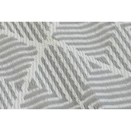 DKD Home Decor 6 Unidades Alfombra Poliéster Azul Beige Blanco 150 x 150 x 1 cm