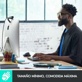 Logitech MX Keys Mini Teclado Inalámbrico Gris Pálido - Teclas Esféricas Cóncavas, Retroiluminación Inteligente, Bluetooth