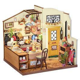 Rolife Maqueta DIY Betty's Kitchen 196 Piezas con Luz LED - Kit Casa Miniatura Estilo Retro Precio: 41.50000041. SKU: B15KKPSEMF