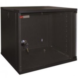 WP WPN-RWA-12604-B Armario Rack Mural 12U Negro 540x450x558mm con Puerta de Cristal y Cerradura, Soporta 50kg, IP20 Precio: 120.50000017. SKU: S0202458