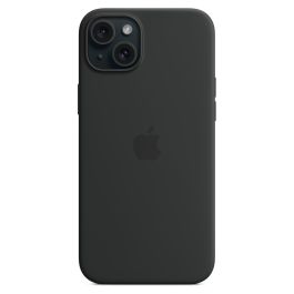 Apple MXQR3ZM/A Funda de Silicona para iPhone 15 Plus con MagSafe - Negro