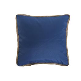 Cojin Terraza Y Jardin DKD Home Decor Azul Blanco 45 x 45 cm