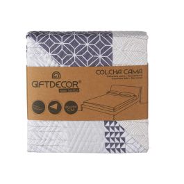 Colcha Cama Reversible 180X260 Hexagonos Giftdecor (6 Unidades) Colcha Cama Reversible 180X260 Hexagonos Giftdecor (6 Unidades)