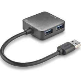 NGS IHUB3.0Tiny/ IHUB3.0TINY - Hub USB 3.0 de 4 Puertos, Alta Velocidad 5Gbps, Compatible USB 3.0/2.0/1.1 para PC/MAC