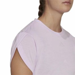 Camiseta de Manga Corta Mujer Adidas trainning Floral Lila