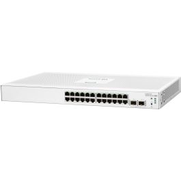 HP Enterprise Aruba Instant On 1830 24G Switch Gestionado L2 Gigabit Ethernet (24 Puertos) + 2 SFP, PoE, Montaje en Rack 1U