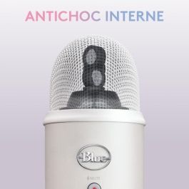 Micrófono USB - Blue Yeti Premium - para grabar, transmisión, juegos, podcasts en PC o Mac - Mist blanca blanca Micrófono USB - Blue Yeti Premium - para grabar, transmisión, juegos, podcasts en PC o Mac - Mist blanca blanca