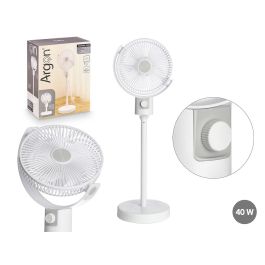 Argon Ventilador de Pie 35W Blanco 36x15x27 cm con Auto Oscilación y Altura Regulable (4 Unidades) Precio: 99.50000005. SKU: B1AEFGZX2Z