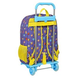 Mochila Escolar con Ruedas SuperThings Guardians of Kazoom Morado Amarillo (32 x 42 x 14 cm) Mochila Escolar con Ruedas SuperThings Guardians of Kazoom Morado Amarillo (32 x 42 x 14 cm)