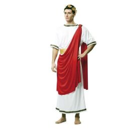 Disfraz cesar túnica con manto, cinturón y tocado talla XXXL Disfraz cesar túnica con manto, cinturón y tocado talla XXXL