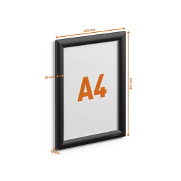 Durable Marco Porta Anuncios DIN A4 Aluminio Negro para Pared o Adhesivo Precio: 13.50000025. SKU: B1EP8W7HMV