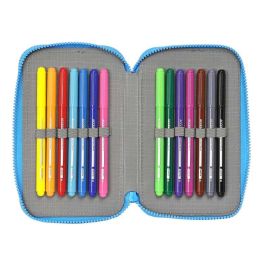 Plumier Doble PJ Masks Azul 12.5 x 19.5 x 4 cm (28 piezas) Plumier Doble PJ Masks Azul 12.5 x 19.5 x 4 cm (28 piezas)