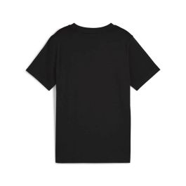 Camiseta de Manga Corta Infantil Puma Essentials 2 Color No.1 Log Negro S