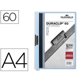 Carpeta Duraclip Dossier Pinza Lateral Azul Capacidad 60 Hojas