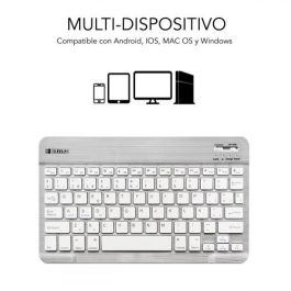 SUBBLIM Teclado Smart BT Keyboard Silver