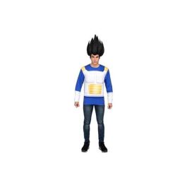 My Other Me Disfraz Camiseta de Vegeta Talla L para Adulto – Material: 95% Poliéster y 5% Spandex My Other Me Disfraz Camiseta de Vegeta Talla L para Adulto – Material: 95% Poliéster y 5% Spandex