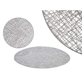 Tapete redondo plástico plata Kinvara 38 cm (48 Unidades) Precio: 55.98999967. SKU: B1HB78C796