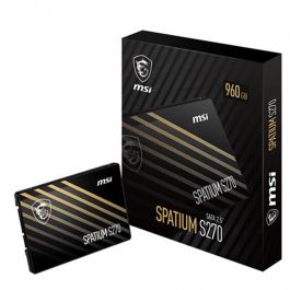 MSI Spatium S270 Disco Duro Interno SSD 240GB 2.5" SATA III para PC y Portátil, Velocidad de Escritura 400 MB/s, 3D NAND