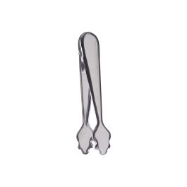 Kinvara Pinza de Hielo de Acero Inoxidable 18 cm para Bar y Hostelería - Ideal para Servir Cubitos y Hielo Picado (48 Unidades)
