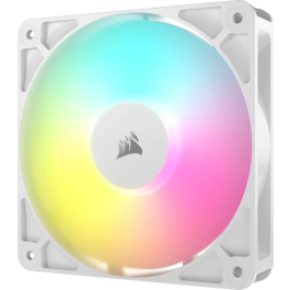Corsair RS120 ARGB Ventilador para Carcasa de Ordenador, 12 cm, Blanco, Pack de 3 Piezas