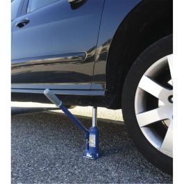 Michelin Botella Jack 3T Ultraplano - Gato Hidráulico de Elevación 195-385mm para Vehículos, Confort de Agarre y Suela de Goma