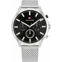 Reloj Hombre Tommy Hilfiger RYDER Negro Plateado Reloj Hombre Tommy Hilfiger RYDER Negro Plateado
