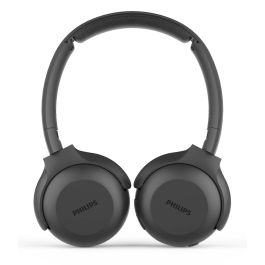 Philips TAUH202BK/00 Auriculares Inalámbricos Bluetooth con Micrófono y Cancelación Eco, 15h Batería, Plegables, Altavoces 32mm, Negros