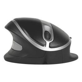 BakkerElkhuizen Oyster - Ratón Vertical Ergonómico para Oficina, Ambidiestro, Láser 1200 DPI, 5 Botones, Inclinación Ajustable, Plug and Play, USB Negro/Plata Precio: 191.6277. SKU: B14YGWKKRQ